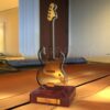 Фото 5 - Награда музыкальная из стекла гитара KSG-604.