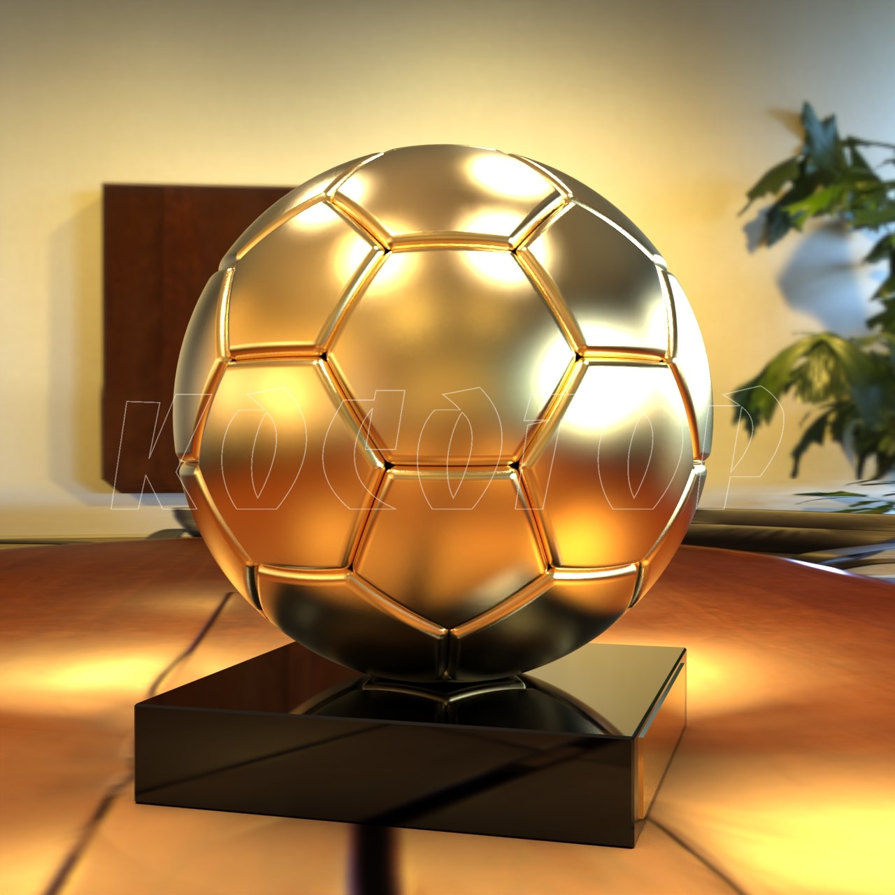Фото 2 - Награда футбольная Мяч KSG-608.