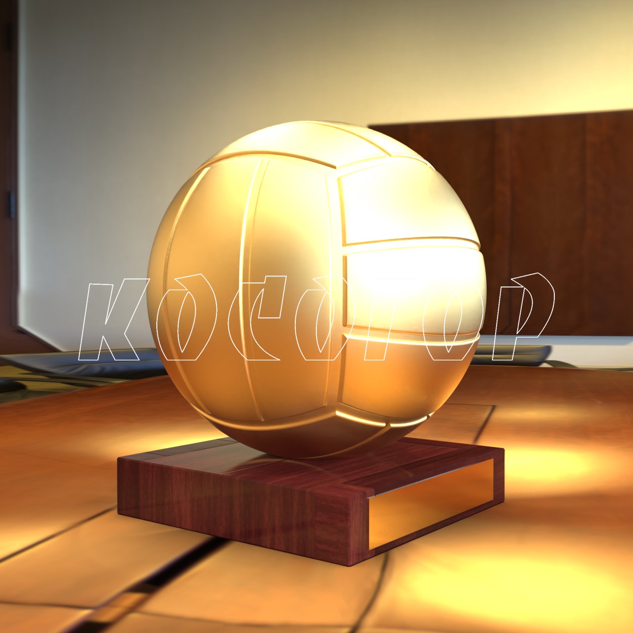 Фото 4 - Награда волейбольная Мяч KSG-675.